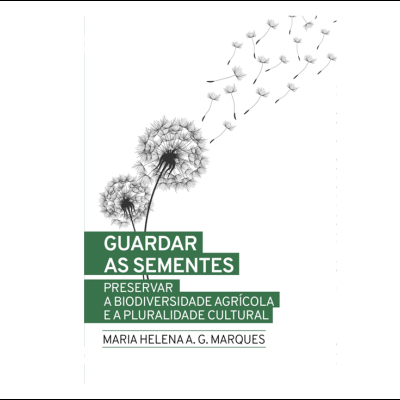 Ilustração de sementes de dente-de-leão a dispersar com texto sobre biodiversidade agrícola.