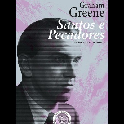 Capa de livro Santos e Pecadores de Graham Greene com selo Livros do Brasil