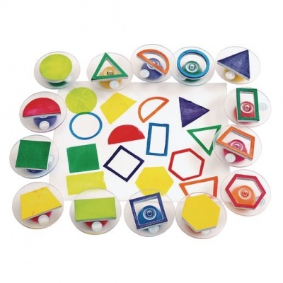 Carimbos Easy-grip Formas Geométricas
