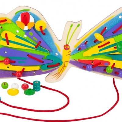 Jogo de Enfiamentos da Lagartinha Comilona