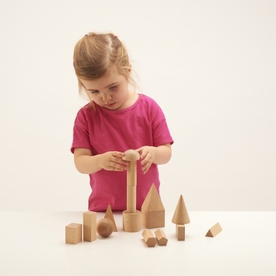 Sólidos Geométricos em Madeira