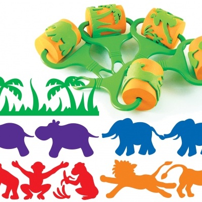 Rolos Pintura - Animais da Selva