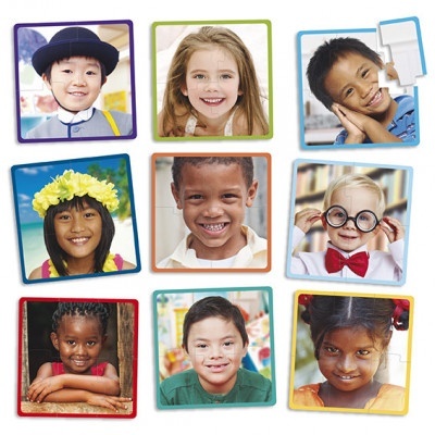 Set 12 Puzzles Crianças Felizes