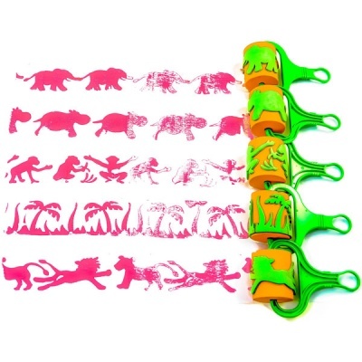 Rolos Pintura - Animais da Selva