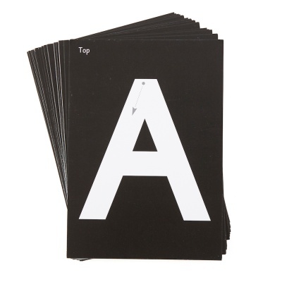 Fichas TTS Letras Imprensa Maiúsculas