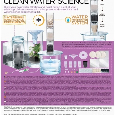 Kit de Ciências Purificação de Água