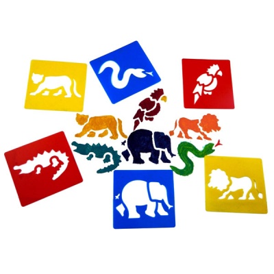 Stencil - Animais da Selva