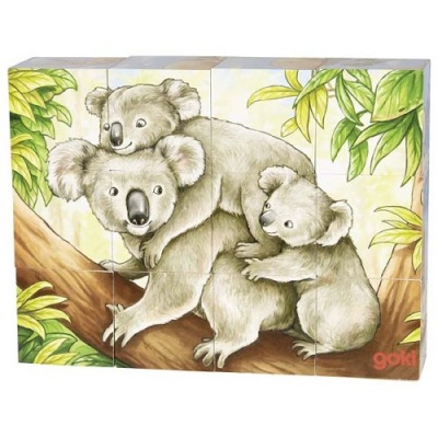 Puzzle de Cubos Animais Australianos