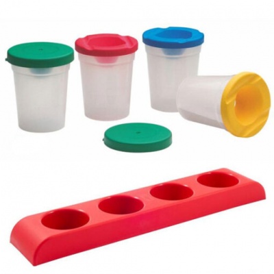 Set 4 Copos para Pintura