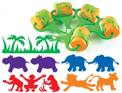 Rolos Pintura - Animais da Selva