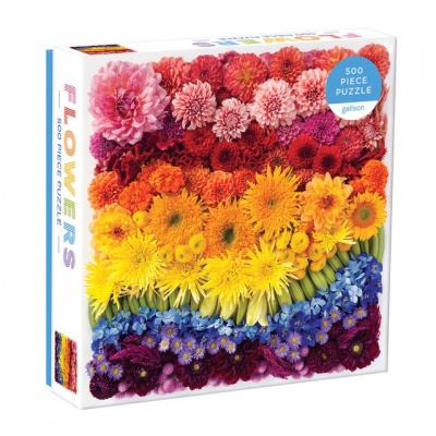 Puzzle Rainbow Summer Flowers