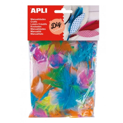 Sortido de Penas Coloridas