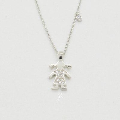 Fio menina Prata 925 com zircónicas