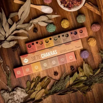 Bombitas Defumação Ativada - 7 Chakras