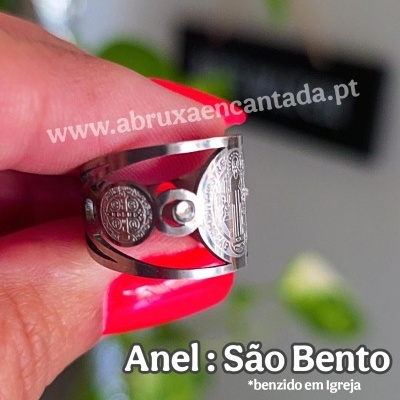 ✝️ ANEL DE SÃO BENTO – contra todo o Mal * benzido em Igreja