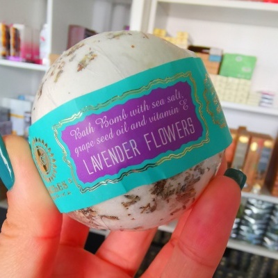 Bomba de Banho : Flor de LAVANDA