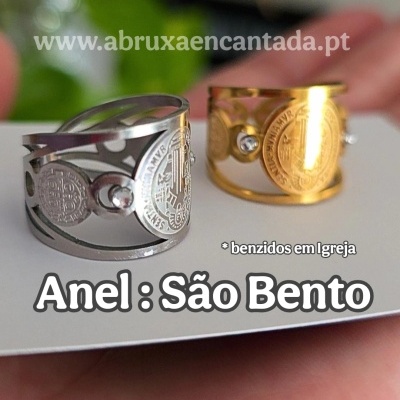 ✝️ ANEL DE SÃO BENTO – contra todo o Mal * benzido em Igreja