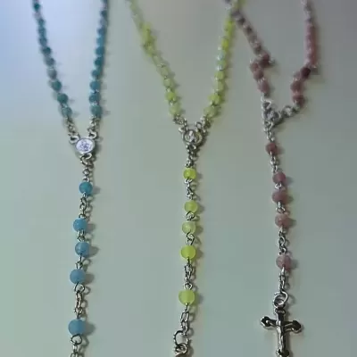 🌸✨ Terço Religioso de Proteção - Nossa Senhora de Fátima