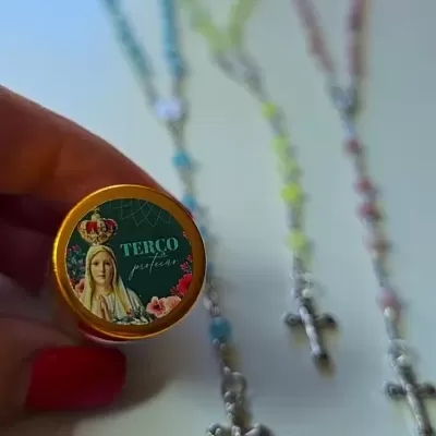 🌸✨ Terço Religioso de Proteção - Nossa Senhora de Fátima