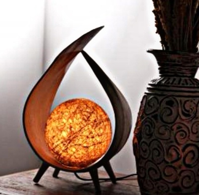 Candeeiro de Folha de Côco Natural 