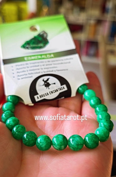 💚 Pulseira de Esmeralda Natural 👉 Detecção de Ataques Energéticos