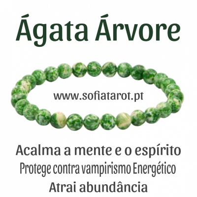 Pulseira : ÁGATA ÁRVORE