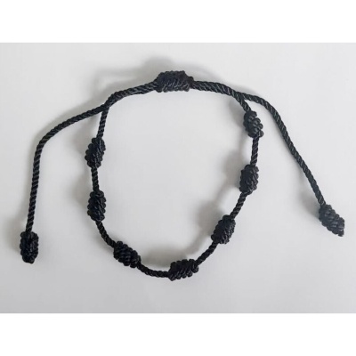 🖤 Pulseira : 7 NÓS  _ Preta