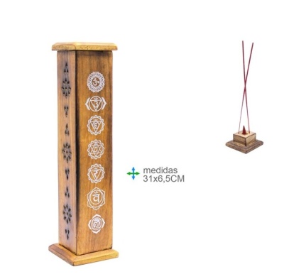 Porta Incenso - Torre 7Chakras