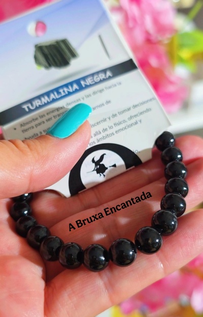 🖤 PULSEIRA DE TURMALINA NEGRA – O Cristal PROTETOR MAIS PODEROSO ✨