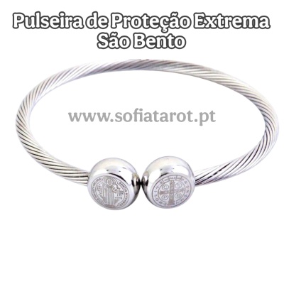 🛡️ Pulseira de São Bento — O Exorcista (modelo duo)
