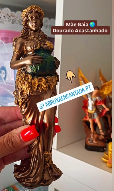 🌍 Mãe Gaia _ Dourado Bronze🌿