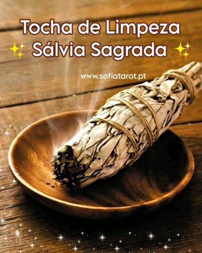 TOCHA de SÁLVIA BRANCA SAGRADA