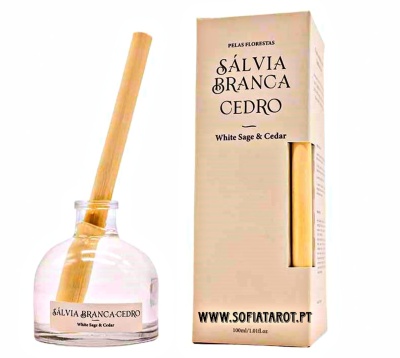 Ratan : SÁLVIA BRANCA e CEDRO