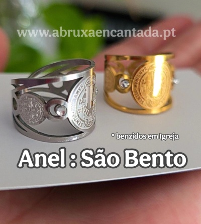 ✝️ ANEL DE SÃO BENTO – contra todo o Mal * benzido em Igreja
