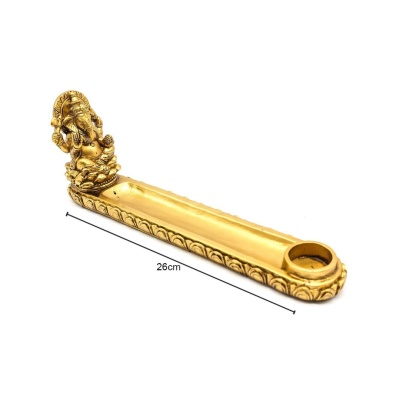 Porta-Incenso : Ganesh Dourado