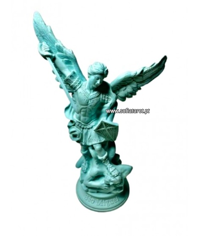 São Miguel Arcanjo em Azul Claro