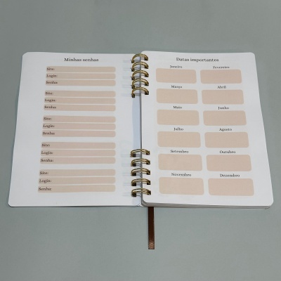 Planner semanal capa maleável "Santo António"