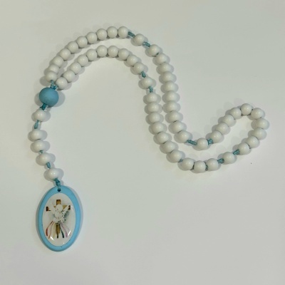 Conjunto devocional Espírito Santo. Planejador + terço + bloco de notas