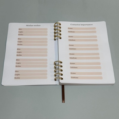 Planner semanal capa maleável "Santo António"