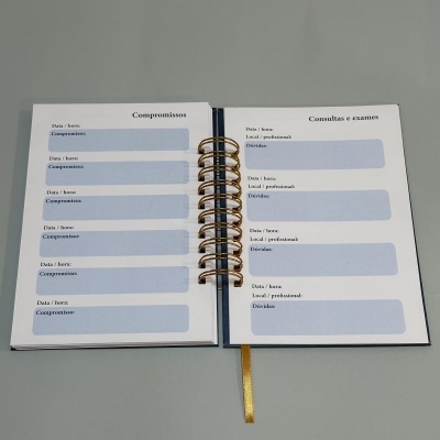 Planner semanal capa rígida "Divino Espírito Santo"