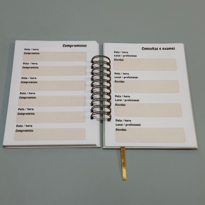 Planner semanal capa rígida "Os melhores dias da minha vida vão acontecer este ano"