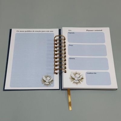 Planner semanal capa rígida "Divino Espírito Santo"