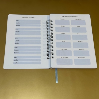 Planner semanal capa maleável "Nossa Senhora das Graças"