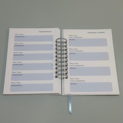 Planner semanal capa rígida "Nossa Senhora das Graças"