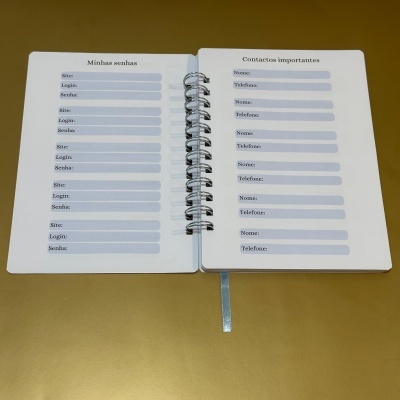 Planner semanal capa maleável "Nossa Senhora das Graças"