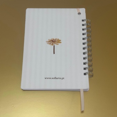 Planner profissional diário capa maleável "O segredo do sucesso é trabalhar com amor"