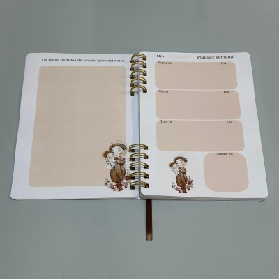 Planner semanal capa maleável "Santo António"