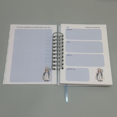 Planner semanal capa rígida "Nossa Senhora das Graças"