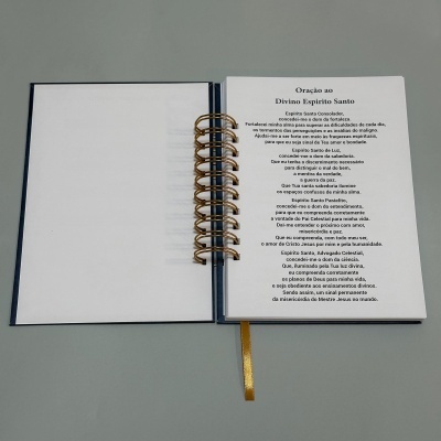 Planner semanal capa rígida "Divino Espírito Santo"