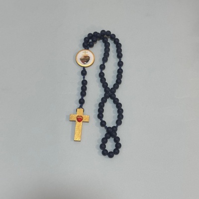 Conjunto devocional Sagrado Coração de Jesus. Planejador + terço + bloco de notas